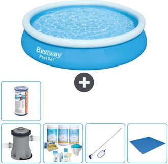 Bestway Piscina Bestway Fast Set Redonda - 366x76 Cm - 8-piezas S22022