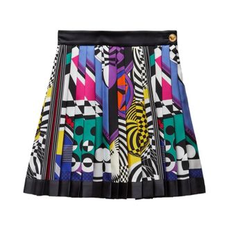 Versace Minigonna a pieghe Teatro - - Skirts - Donna - Multicolore - M