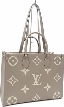Louis Vuitton Tourterelle Monogram Empreinte Shoulder Bag Tote Bag (Pre-Owned)
