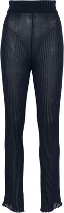 Henrik Vibskov Bell high-waist leggings - women - Viscose/Polyamide - S - Blue