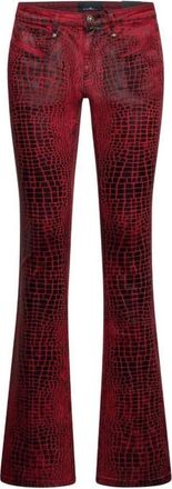 John Richmond Flared Jeans - Dames - Flared Jeans - Rood - W31 - Katoen - Jeans