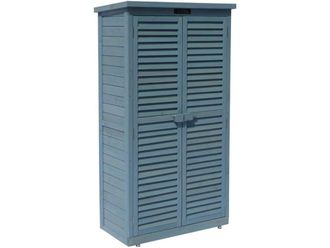 Habitat & Jardin Mueble de jard&iacute;n de madera azul 87 x 46 x 160 cm