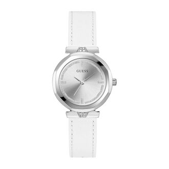 Guess Rumour - Dames - Horloges - Wit - ONE Size - Leer - Accessoires