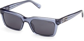 Guess GU00300 90A Mens Sunglasses Blue Size 54