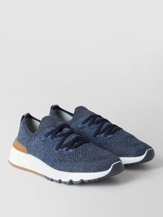 Brunello Cucinelli cotton knit low-top sneakers