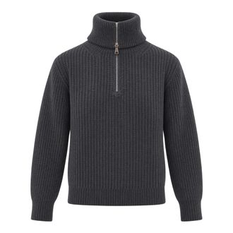 Max Mara WKD Laser Trui - Dames - Coltruien - Grijs - XS - Wol - Truien & Vesten
