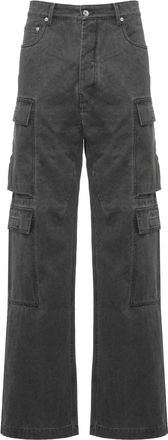 Rick Owens Double Cargo Jeans - Heren - Jeans - Grijs - Maat: W31 Katoen
