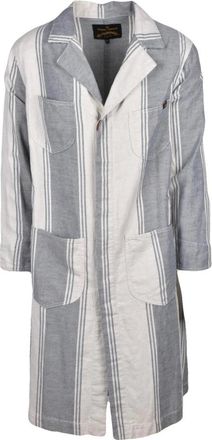 Vivienne Westwood Jassen, Heren, Blauw, S, Katoen, Spolverino in cotone