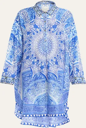 Camilla The Bosphorus Relaxed High-Low Shirtdress