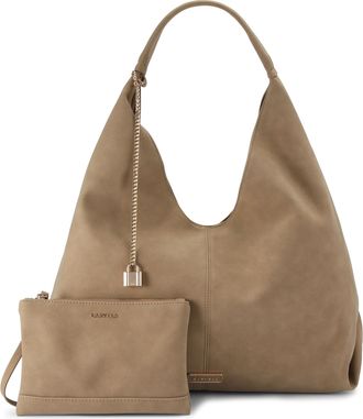 Carvela Womens Suedette Cassia Hobo Bag - Camel - One Size