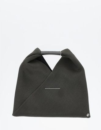 Maison Margiela MM6 Technical Fabric Mini Japanese Handbag with Leather Deta size Unic