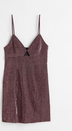 H&M Minikleid mit Cut-out - Red