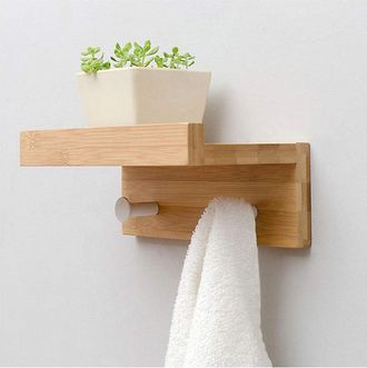 OEM Perchero De Pared De Madera Para Ropa, Sombreros Y Toallas, Multipiezas