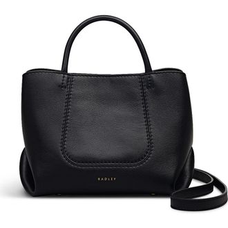 Radley London The Compton Small Ziptop Satchel Bag in Black at Nordstrom