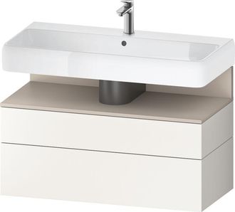 Duravit Qatego Mueble Bajo Lavabo, 1 Extra&iacute;ble Y 1 Caj&oacute;n, - Duravit