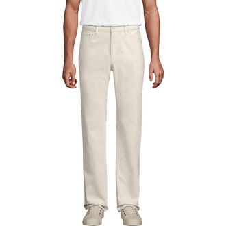 Lands End Stretch Classic Fit Jean in Undyed Natural at Nordstrom, Size 40 X 32