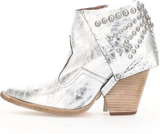 A.S.98 Womens Broderick Bootie In Silver