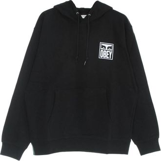 Obey Ogen Icoon Lichtgewicht Hoodie Zwart - Heren - Hoodies - Zwart - XS - Katoen - Hoodies & sweatvesten