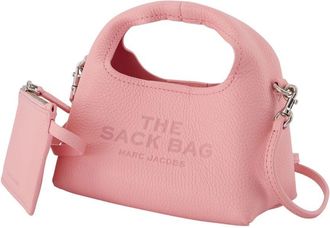 Marc Jacobs Womens The Micro Sack Crossbody - Marc Jacobs Leather Pink Cowhide Bags Crossbodies