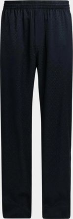 Casablanca Men & apos;s Monogram Satin Trousers