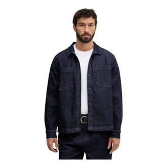 Lindbergh Hombre, Camisas, Azul, Talla: S