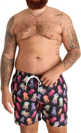 Chubbies Dont Be Jellies Classic Swim Trunk In Black Jellyfish