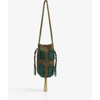 Scalpers Parsacbeads Bag in Greengold at Nordstrom