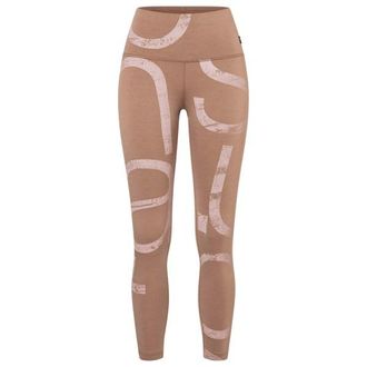 super.natural Capital Logo Tights Leggings f&uuml;r Damen | braun