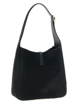 Saint Laurent Womens Black Calfskin Shoulder Bag