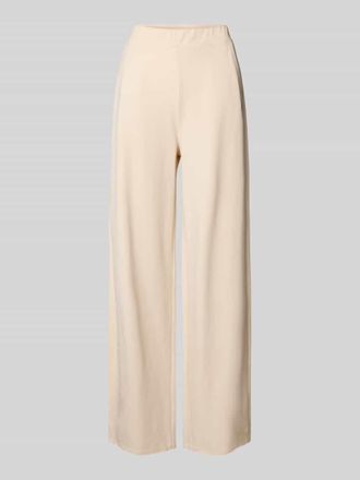 s.Oliver Red Label Relaxed Fit Jersey-Hose mit Herz-Stickerei in Beige, Gr&ouml;&szlig;e 40