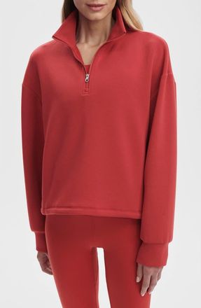 Varley Sian Spacer Half Zip Pullover in Lava Falls at Nordstrom, Size Xx-Small