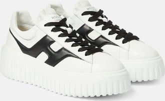 Hogan H-Stripes leather sneakers