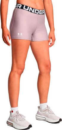 Under Armour Womens HeatGear Shorty Shorts Shorts, Tetra Gray / / White, S