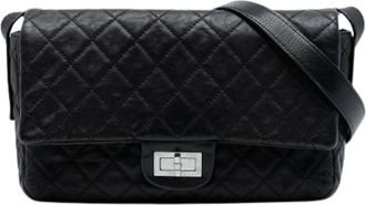 Chanel Pre-owned Leren Schoudertas - Dames - Vintage Schoudertas - Zwart - ONE Size - Leer - Vintage