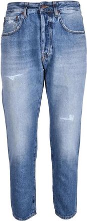 People Jeans - Heren - Slim Fit Jeans - Blauw - W33 - Katoen - Jeans