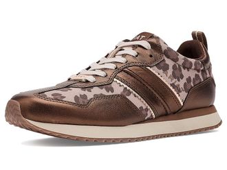 Ariat Ranch Runner Womens Shoes Bronzed Leopard : 8.5 B - Medium, Canvas/Leather