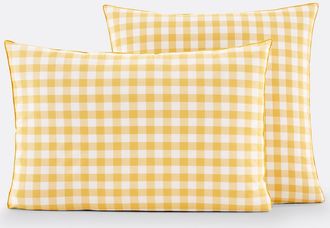 La Redoute Interieurs Kussensloop in katoen, Veldi jaune