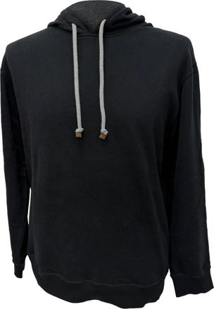Brunello Cucinelli Brunello Cucinelli Pre-owned Mens Longsleeve Hoodie in Black Cotton - Size Medium