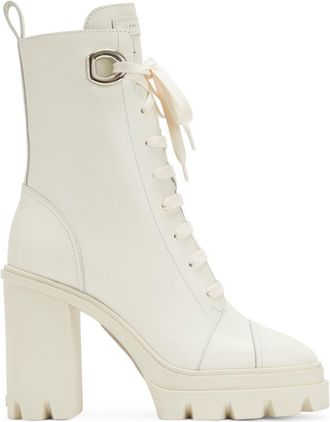 Giuseppe Zanotti 110mm Cubalibre boots - women - Leather - 40 - White