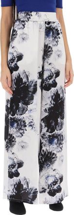 Alexander McQueen Alexander Mcqueen Womens Silk Pants - White - Size EU 38 (Womens)