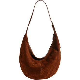 Madewell The Essential Curve Shoulder Bag in Soft Mahogany at Nordstrom Rack
