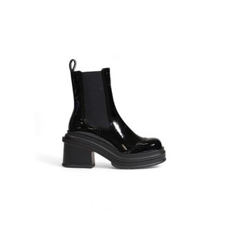A|X Armani Exchange Black Polyester Ankle Womens Boots