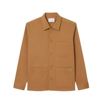 Lacoste Casual Shirts, male, Brown, Size: S Overshirt