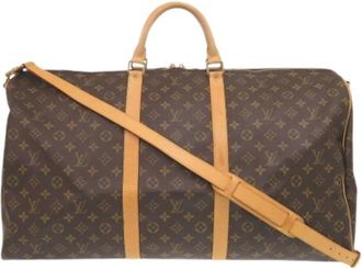 Louis Vuitton Vintage, unisex, Bruin, ONE Size, Pre-owned Boston Bag