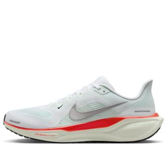Nike Air Zoom Pegasus 41 White Silver Barely Green Bright Crimson FD2722-115