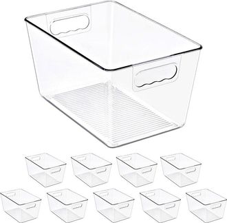 Sorbus 10-Pack Large Storage Containers