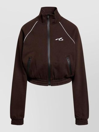 Balenciaga high collar jacket long sleeves elastic hem
