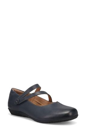 Taos Banter Mary Jane Flat in Navy at Nordstrom, Size 8.5