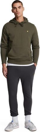 Lyle & Scott Long Sleeve Pull Over Hoodie in Olive at Nordstrom, Size Xx-Large