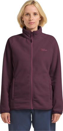 Jack Wolfskin Fleecejacke JACK WOLFSKIN Moonrise, Damen, Gr. XXL, amaranth, Obermaterial: 100% Polyester, normal, Jacken Fleecejacke, f&uuml;r Wandern und Trekking, aus 